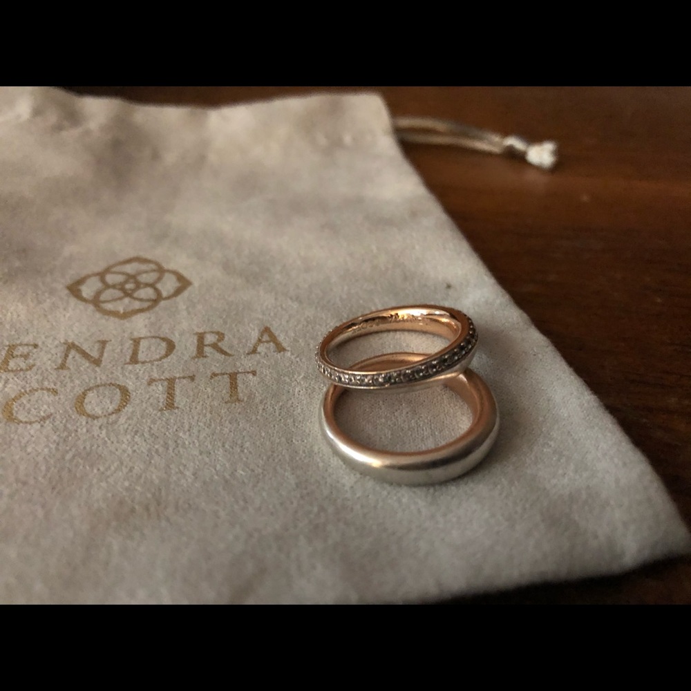 Kendra Scott Rose Gold* Colette Rings, Set of 2
